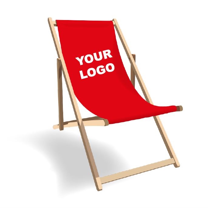 Strandstoel met logo - De